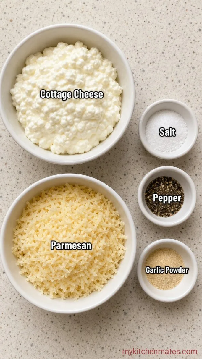 2-Ingredient Crispy Cottage Cheese Chips Ingredients