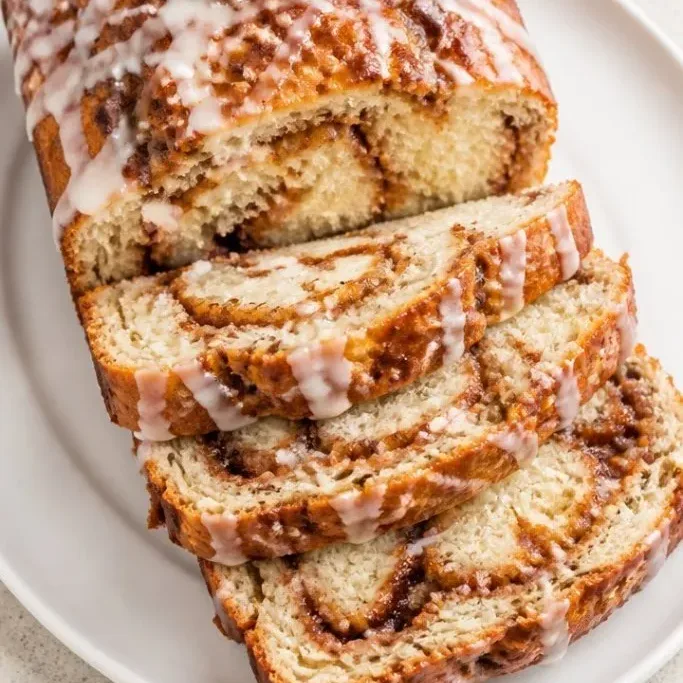 Cottage Cheese Cinnamon Roll Bread