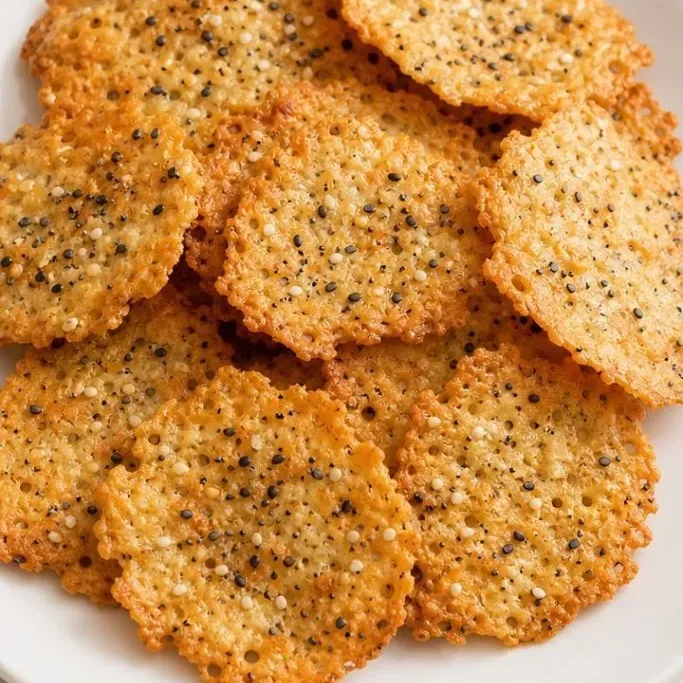 Crispy 3-Ingredient Cottage Cheese Crackers Cottage Cheese Crackers