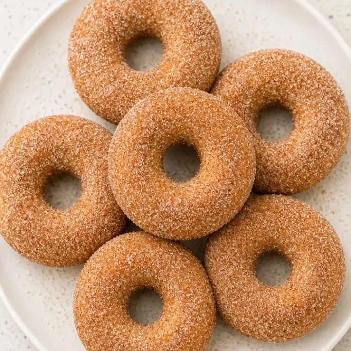 Baked Cottage Cheese Donuts (High Protein, 6 Ingredients) Cottage Cheese Donuts