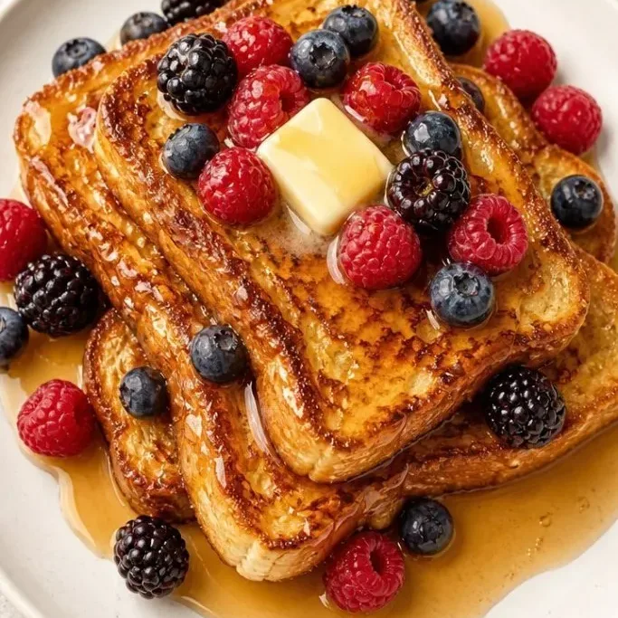 Fluffy High-Protein Cottage Cheese French Toast Cottage Cheese French Toast