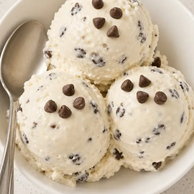 3-Ingredient Cottage Cheese Ice Cream (High Protein & Creamy) Cottage Cheese Ice Cream