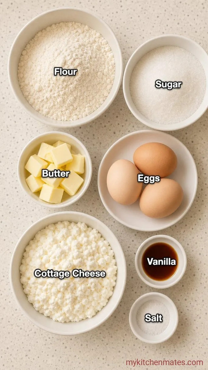 Easy Cottage Cheese Pie That Tastes Like Cheesecake Ingredients