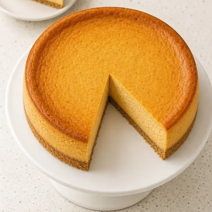 Cottage Cheese Pumpkin Cheesecake