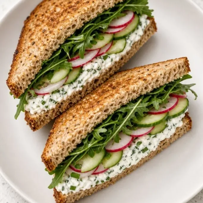 10-Minute Creamy Cottage Cheese Sandwich Cottage Cheese Sandwich