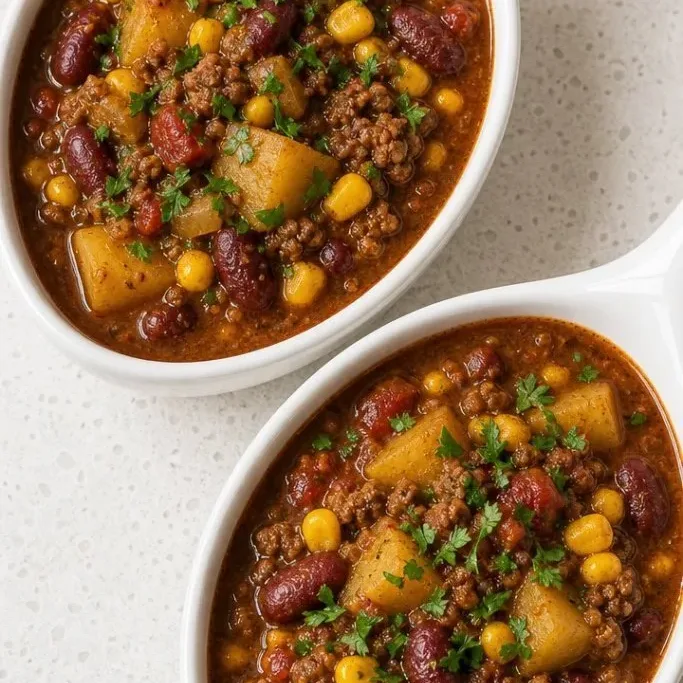 Cowboy Stew with Ground Beef
