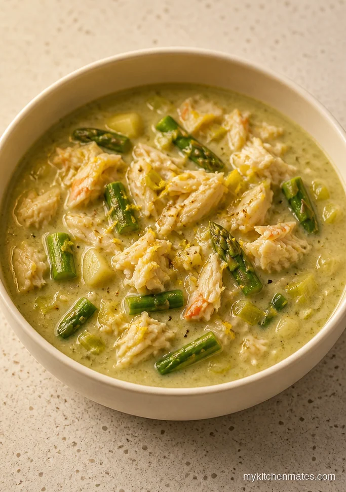 Crab and Asparagus Soup
