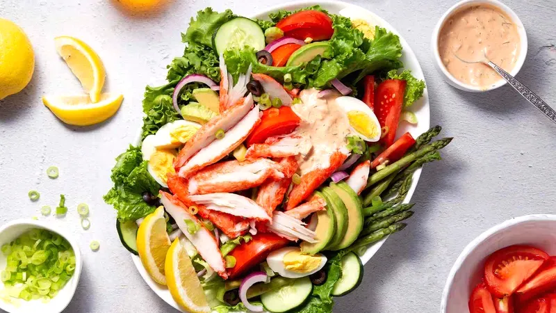 Classic Crab Louie Salad Food photo of Crab Louie Salad