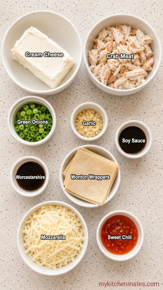 Crispy Crab Rangoon Nachos – No Folding Required Ingredients