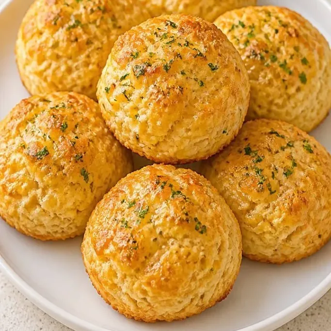Crab Stuffed Cheddar Bay Biscuits