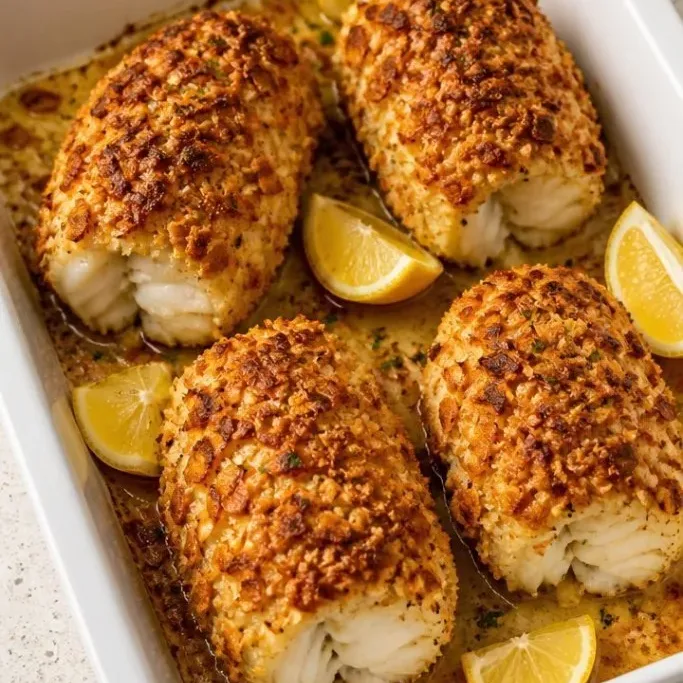 Crab Stuffed Flounder