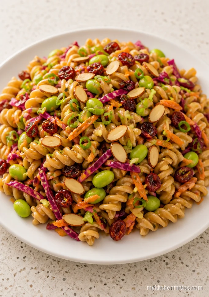 Cranberry Almond Crunch Pasta Salad