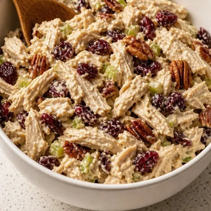 Quick Cranberry Chicken Salad with Toasted Pecans Cranberry Chicken Salad