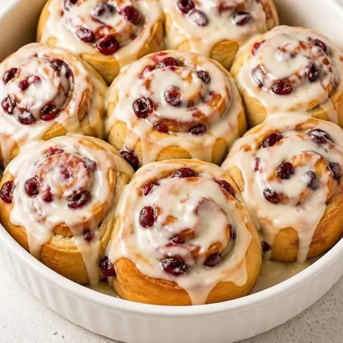 Cranberry Cinnamon Rolls