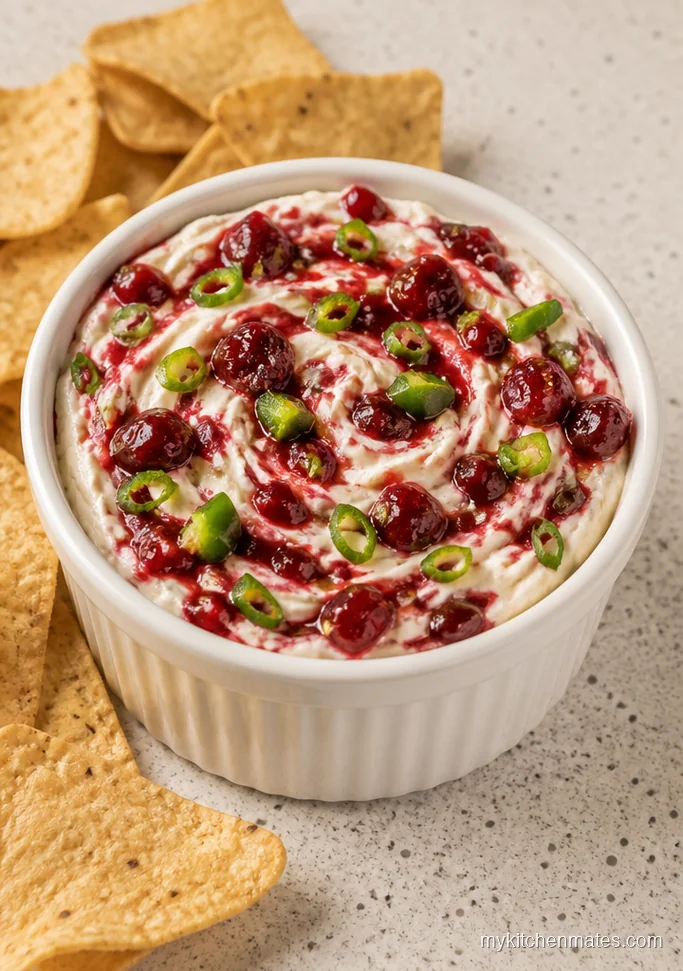 Cranberry Jalapeño Cream Cheese Dip