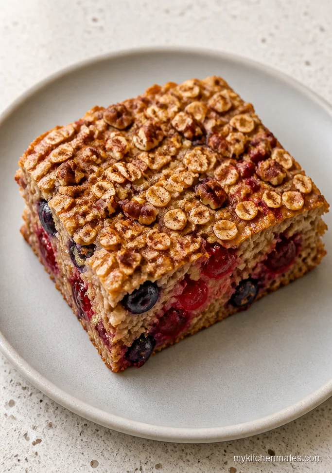 Cranberry Oat Breakfast Bake
