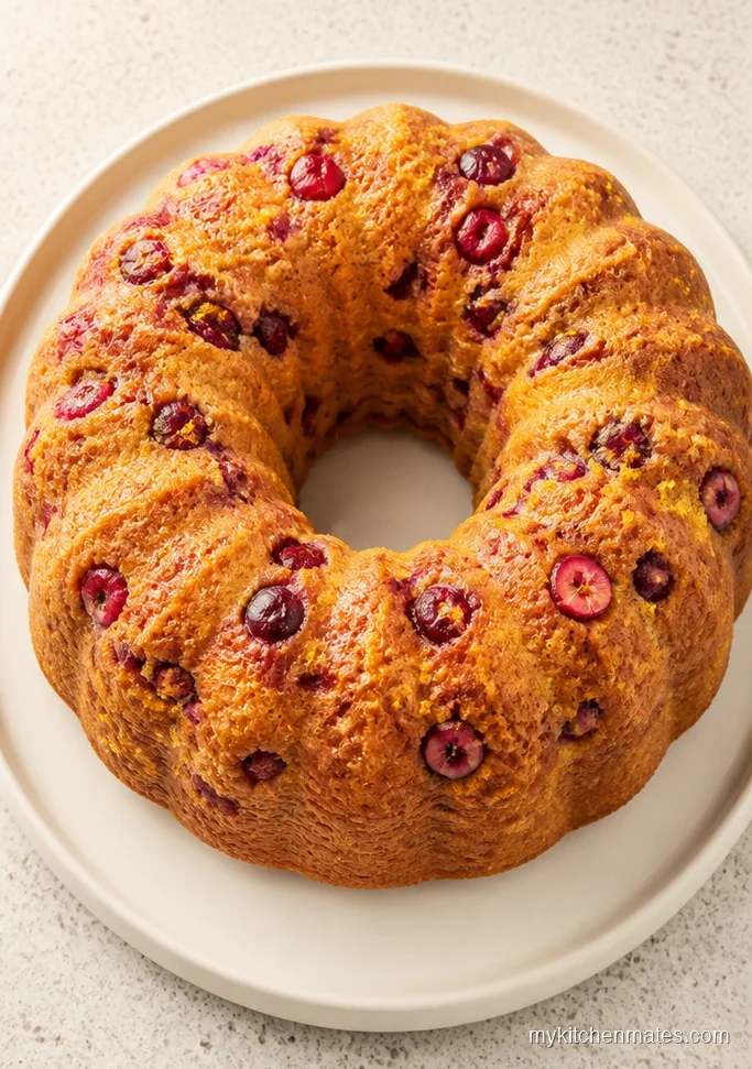 Cranberry Orange Bundt Cake