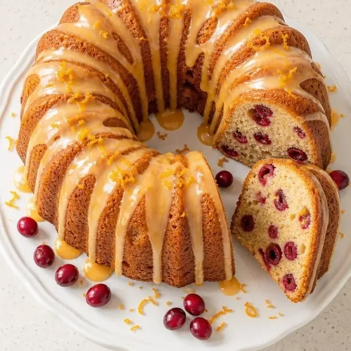 One-Bowl Cranberry Orange Bundt Cake Cranberry Orange Bundt Cake
