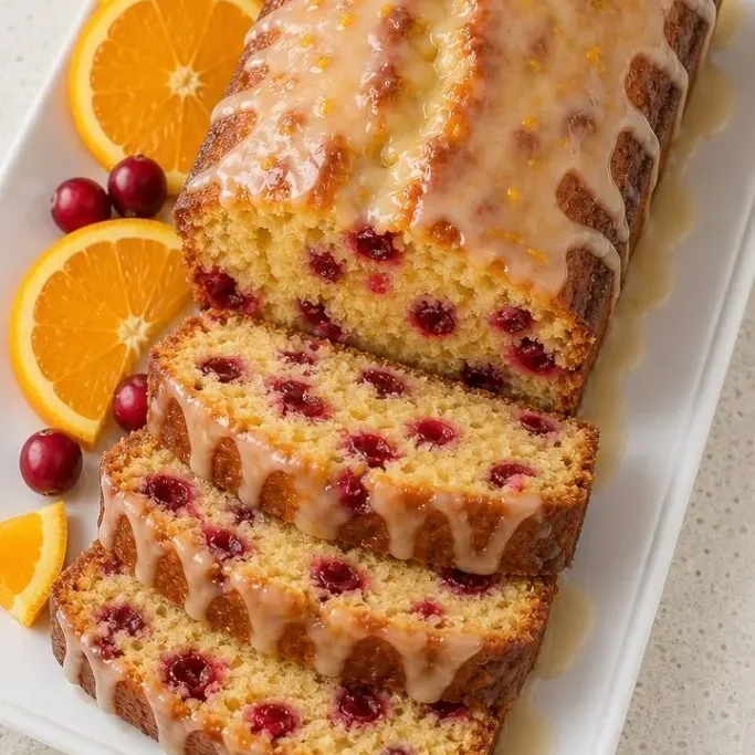 Moist Cranberry Orange Loaf Cake Cranberry Orange Cake