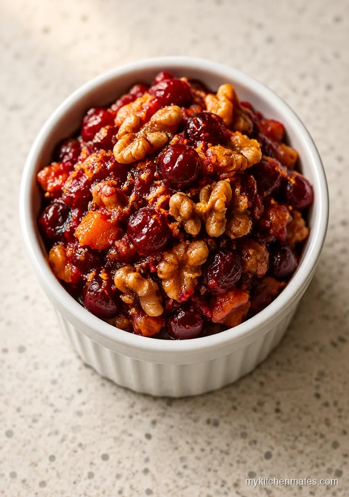 Cranberry Orange Relish with Walnuts