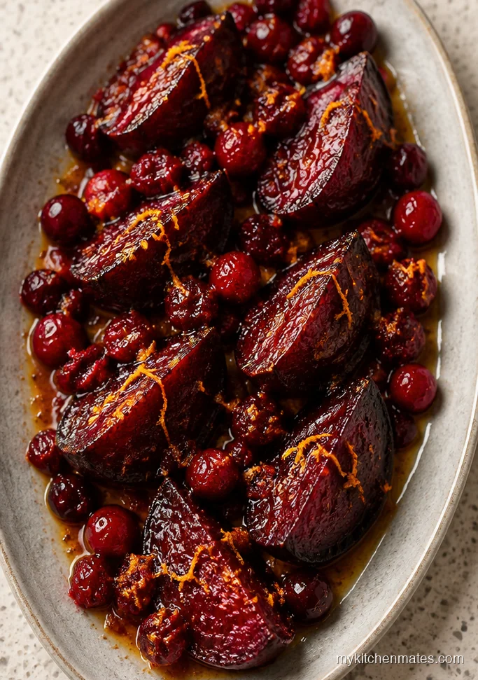 Cranberry Orange Roasted Beets