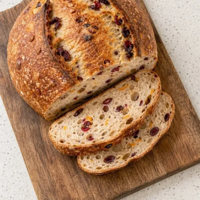 Cranberry Orange Sourdough Bread
