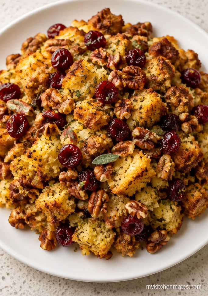 Cranberry Pecan Cornbread Stuffing