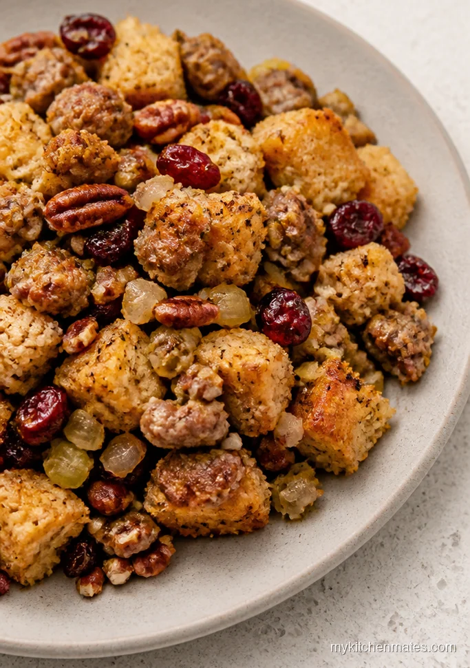 Cranberry Pecan Sausage Stuffing