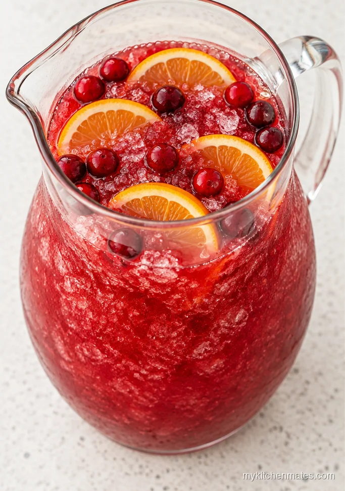 Cranberry Pineapple Freezer Punch