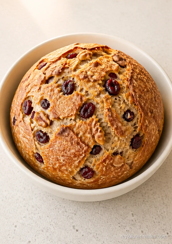 Cranberry Walnut Dutch Oven Bread