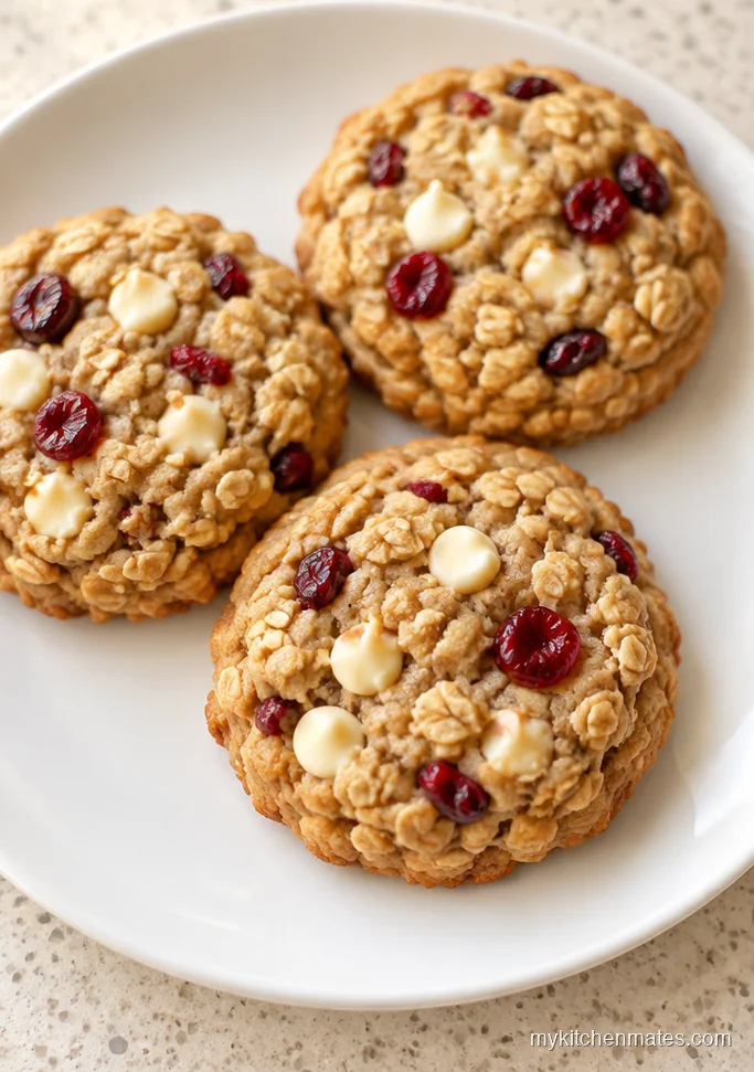 Cranberry White Chocolate Oatmeal