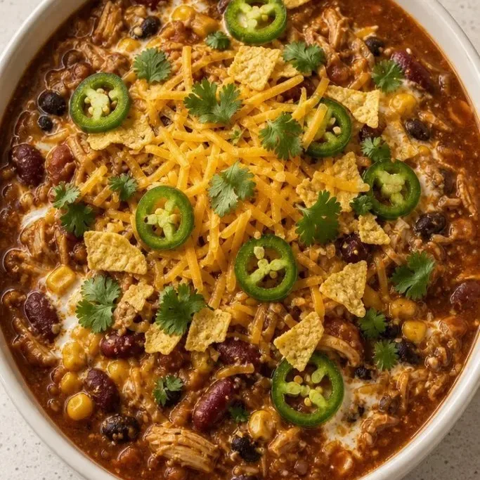 Cream Cheese Chicken Chili