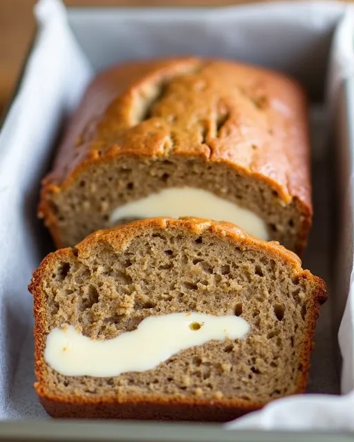 Cream Cheese-Stuffed Banana Bread