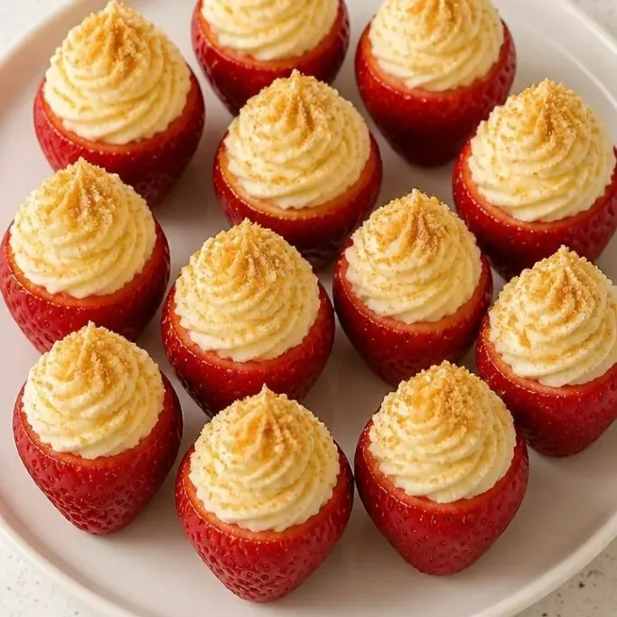4-Ingredient Cream Cheese Stuffed Strawberries Cream Cheese Stuffed Strawberries