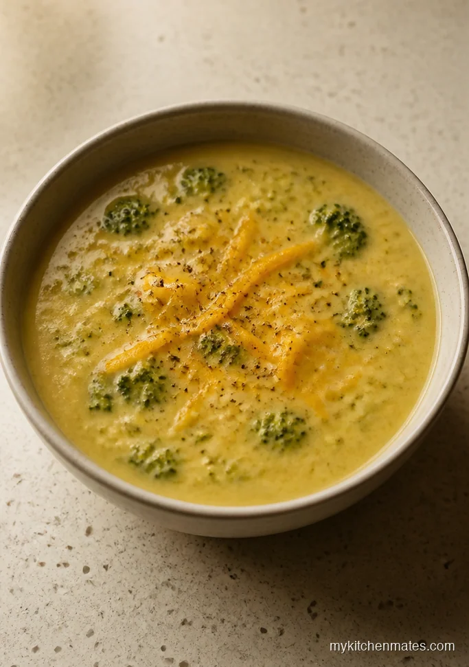 Creamy Broccoli Cheddar Soup