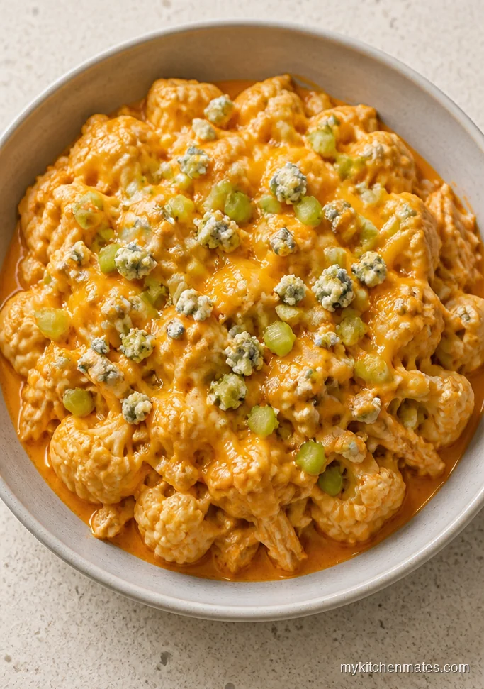 Creamy Buffalo Chicken Casserole