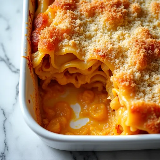 Creamy Butternut Squash Baked Ziti