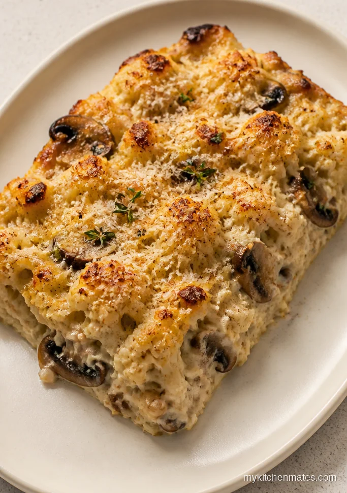 11 Healthy Vegetable Casserole Recipes for Weeknight Dinners Creamy Cauliflower Mushroom Bake