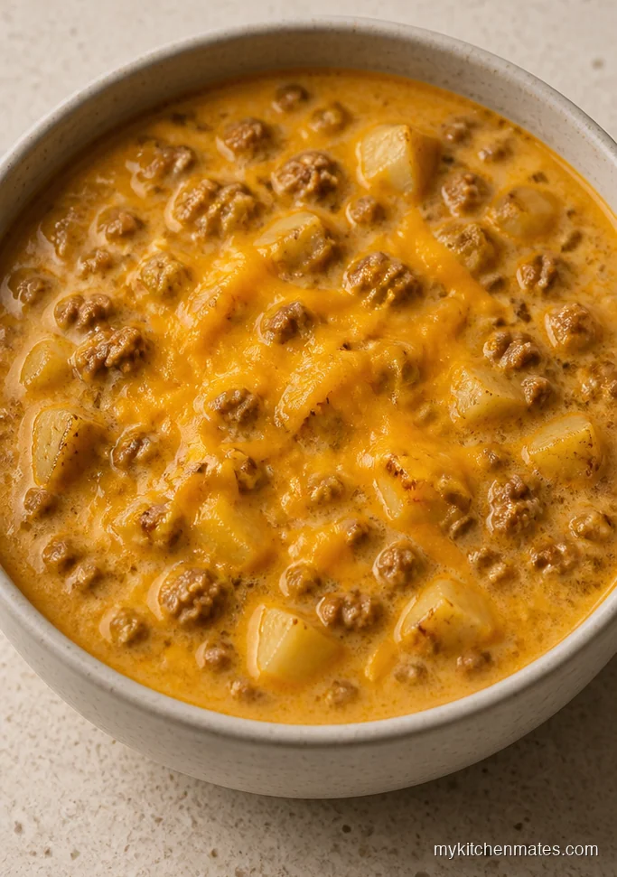 Creamy Cheeseburger Soup