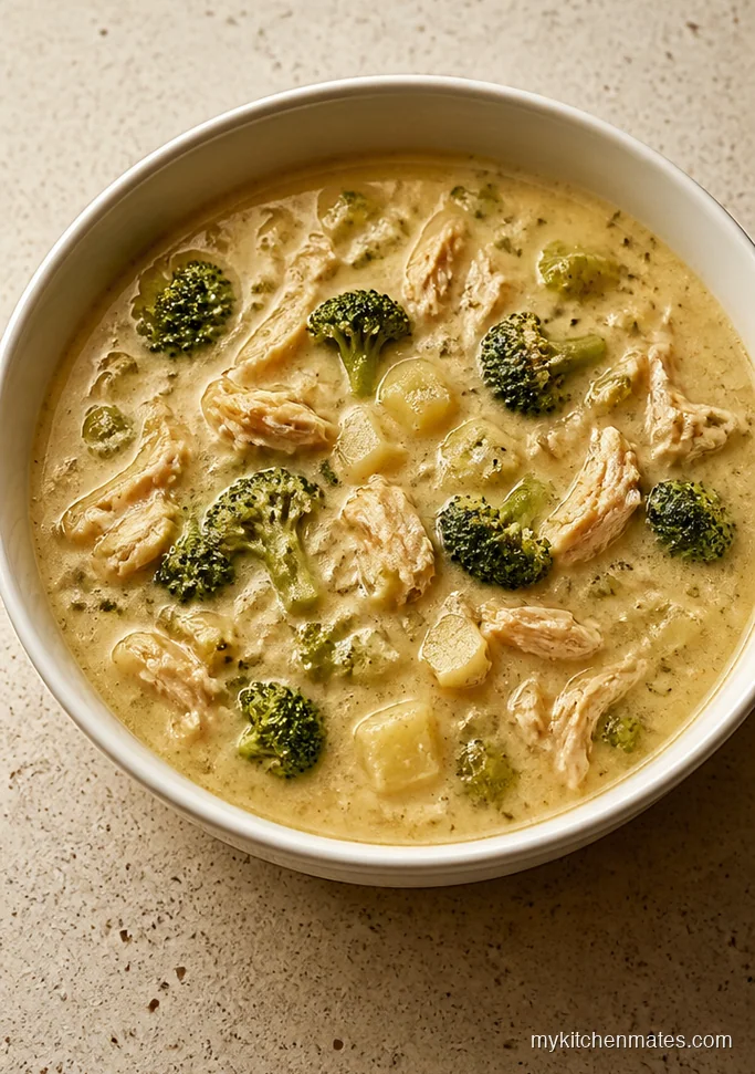 Creamy Chicken and Broccoli Soup