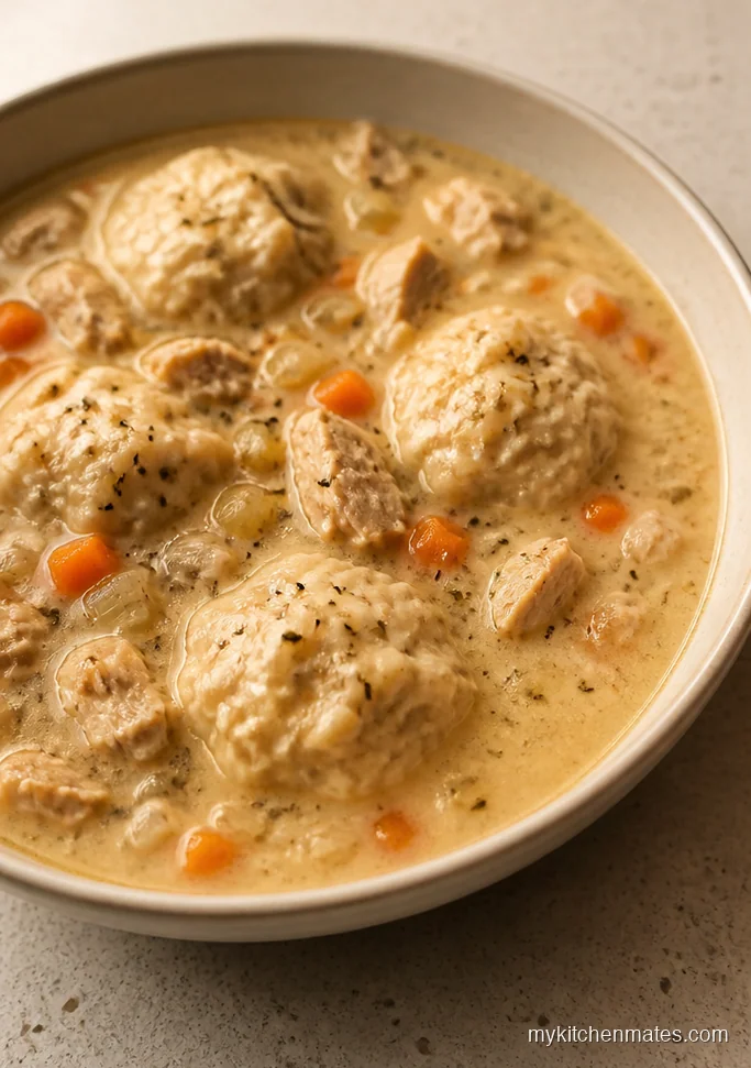 Creamy Chicken and Dumpling Soup