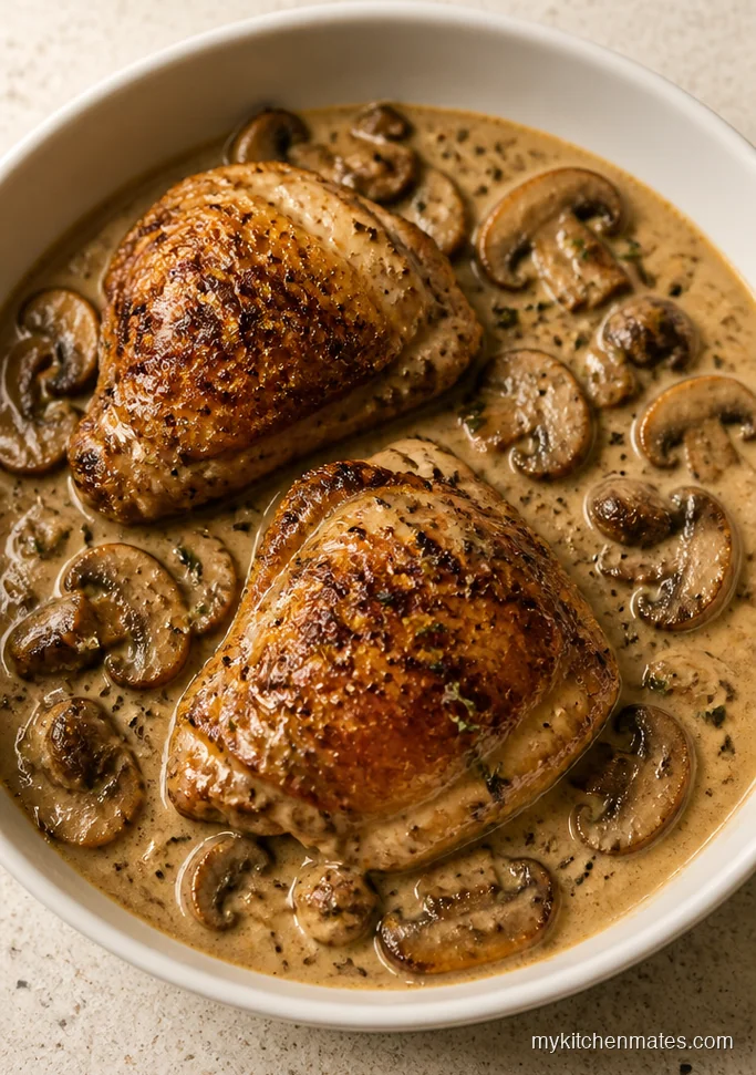 Creamy Chicken and Mushroom Skillet