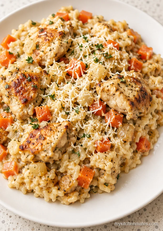 Creamy Chicken and Rice Skillet