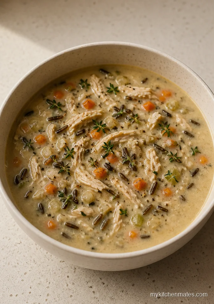 Creamy Chicken and Wild Rice Soup