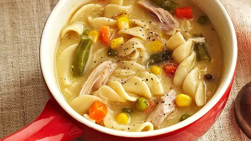 Creamy Chicken Noodle Soup Food photo of Creamy Chicken Noodle Soup