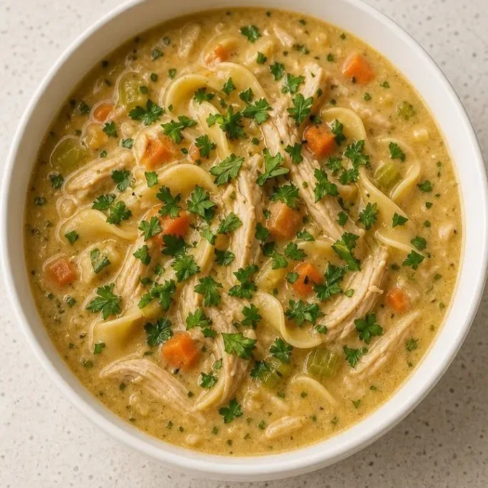 creamy chicken noodle soup_featured_yff