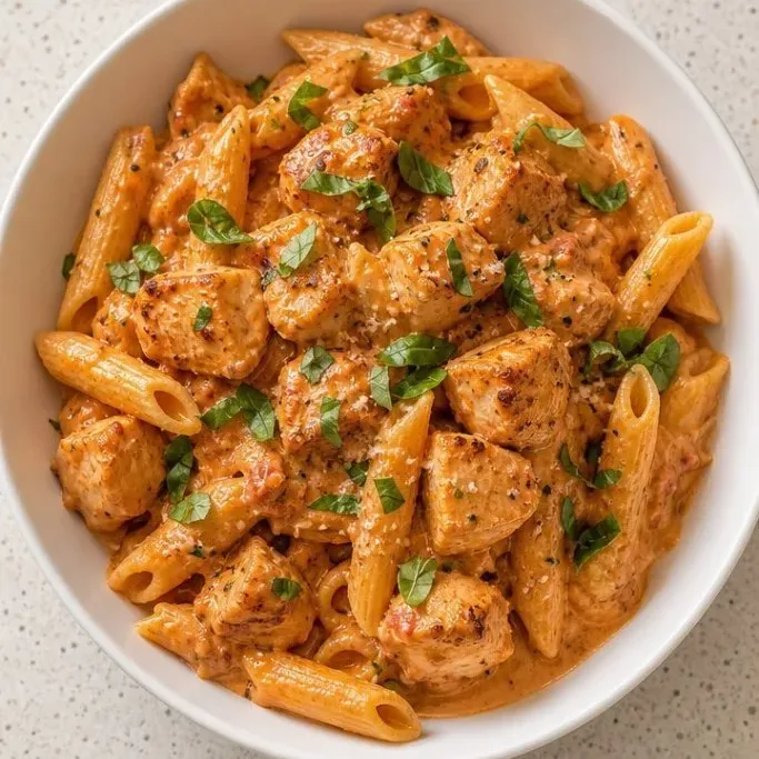 One-Pan Creamy Chicken Parmesan Pasta Creamy Chicken Parmesan Pasta