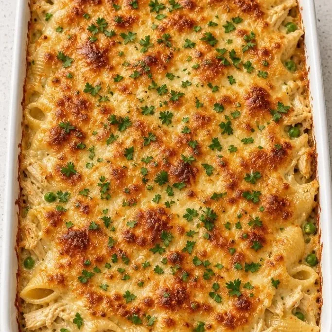 Creamy Chicken Pasta Bake