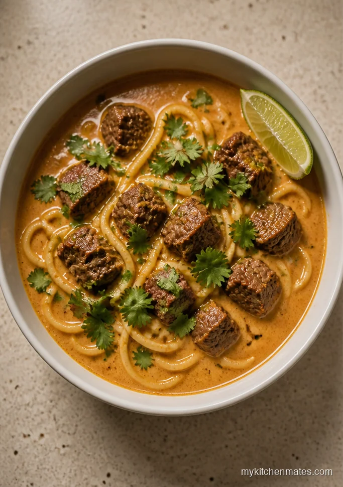 Creamy Coconut Beef Ramen