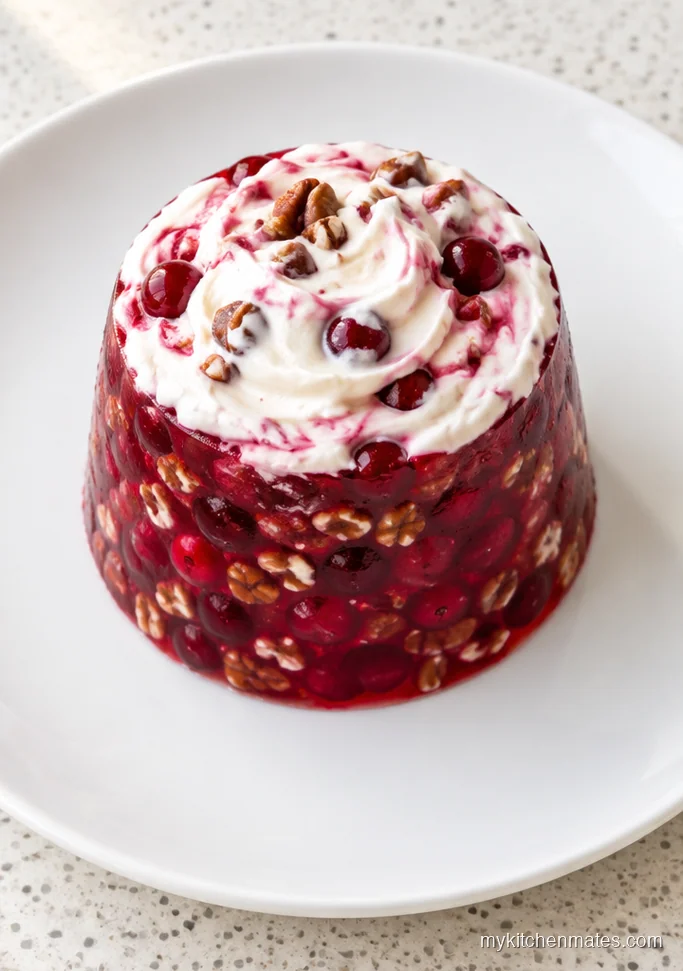 Creamy Cranberry Jello Salad